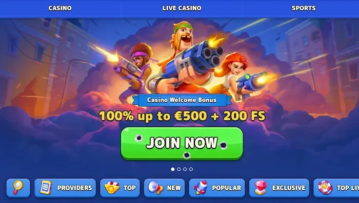 Pistolo Casino banner