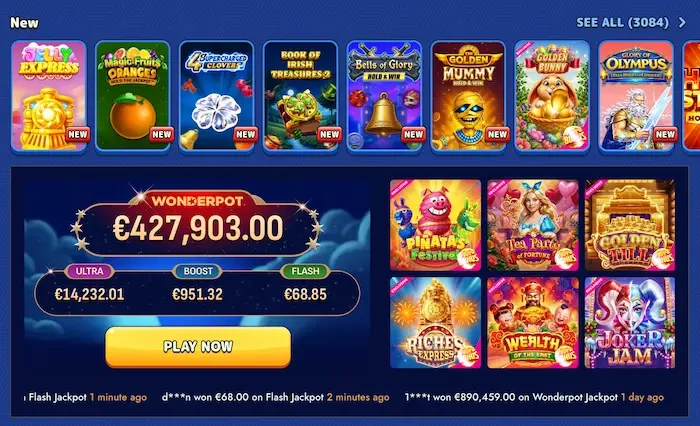 Pistolo Casino games